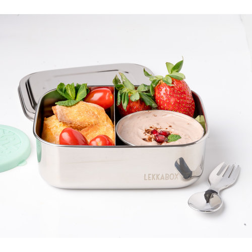 Lekkabox Midi Snack Box aus Edelstahl