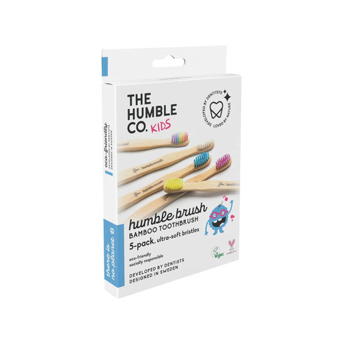 The Humble Co Bambuszahnbürste - Kinder (5 Stück)