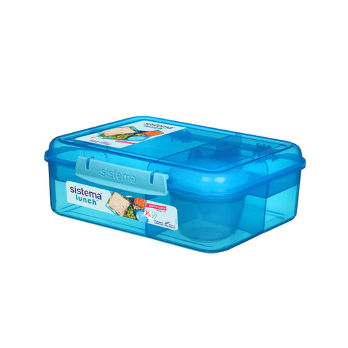 Sistema Bento Lunchbox 1.65L New - Blue Sistema Bento Lunchbox 1.65L New - Blue
