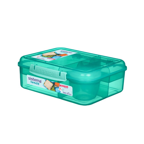Sistema Bento Lunchbox 1.65L New - Teal Sistema Bento Lunchbox 1.65L New - Teal