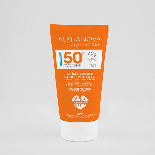 Alphanova Sun Organic Sunscreen Cream Face - SPF50+