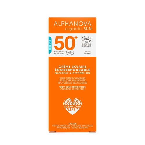 Alphanova Sun Bio Zonnebrandcreme Gezicht - SPF50+ Alphanova Sun Bio Zonnebrandcreme Gezicht - SPF50+