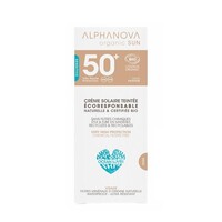 Organic Tinted Sunscreen Cream Face Nude (Light) - SPF50