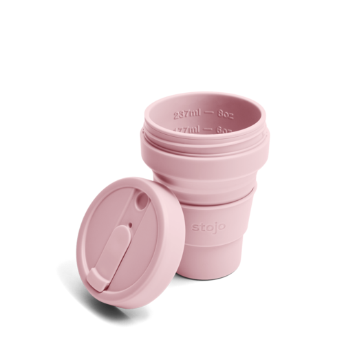 Stojo Foldable Junior Cup 250ml - Pink