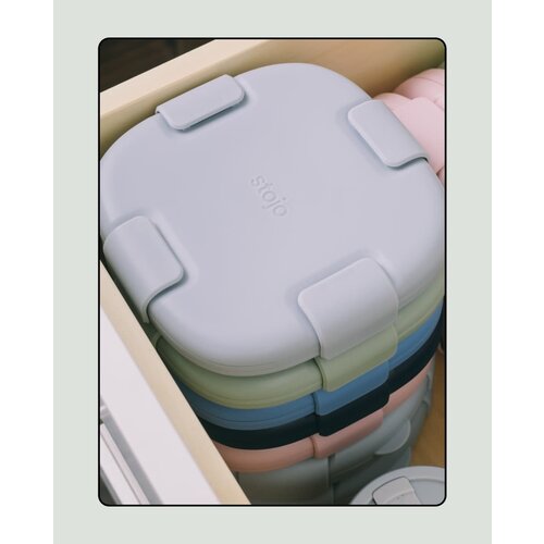 Stojo Opvouwbare Siliconen Lunchbox 700ml - Sage