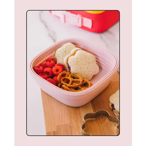 Stojo Collapsible Silicone Lunch Box 700ml - Pink