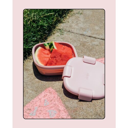 Stojo Collapsible Silicone Lunch Box 700ml - Pink