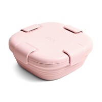 Zusammenklappbare Silikon Lunch Box 700ml - Pink