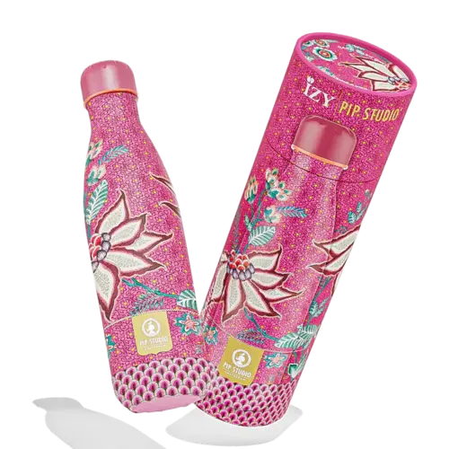 IZY RVS Drinkfles Thermosfles (500ml) - Pip Studio Flower Festival