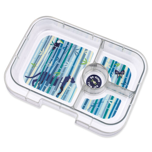 Yumbox Panino Bento Lunchbox 4 Compartments - Tropical Aqua / Panther