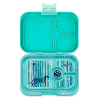 Panino Bento Lunchbox 4 Compartments - Tropical Aqua / Panther