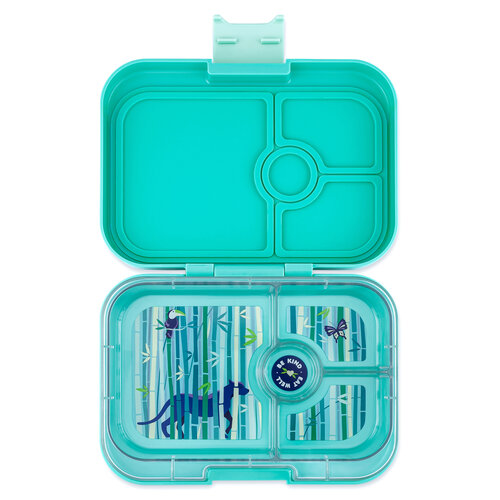 Yumbox Panino Bento Lunchbox 4 Vakken - Tropical Aqua / Panther