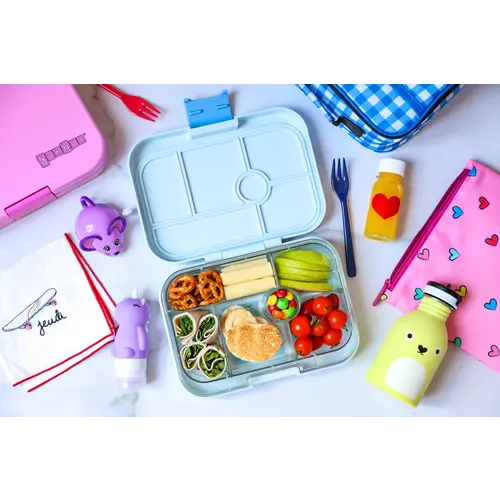 Yumbox Original Bento Lunch Box 6 Compartments - Hazy Gray / Paris