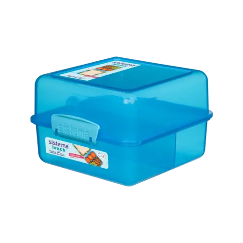 Sistema Lunchbox 'Cube' (1.4L) - Blau