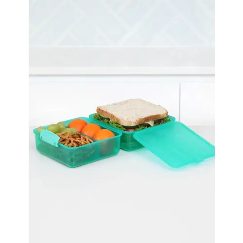 Sistema Lunchbox 'Cube' (1.4L) - Teal
