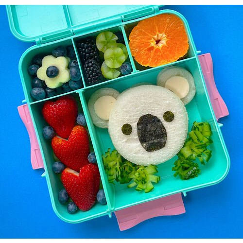 Little Lunchbox Co Bento Three+ Lunchbox - Sky Blue