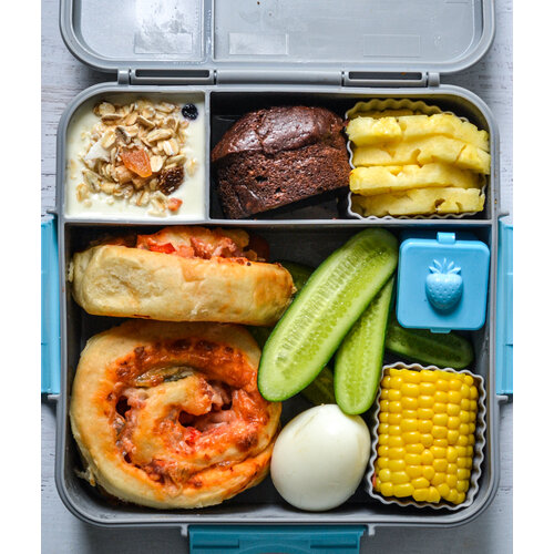 Little Lunchbox Co Bento Three+ Lunchbox - Himmelblau