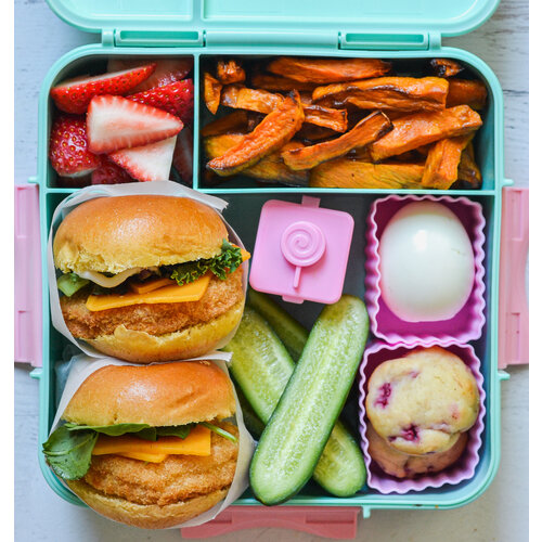 Little Lunchbox Co Bento Three+ Lunchbox - Sky Blue