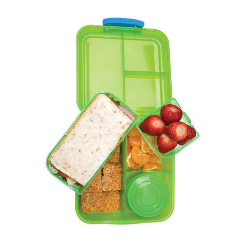 Sistema Bento Lunch Box 1.25 L with Yogurt Jar - Teal New