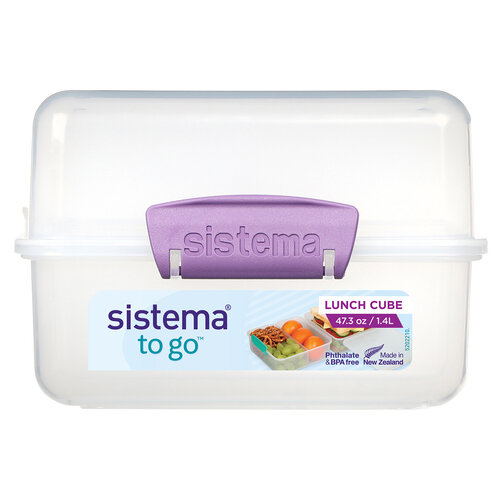 Sistema Lunch Box 'Cube' - Blauw  - Copy