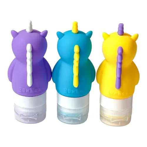 Yumbox Silicone Squeeze Bottles - Unicorn