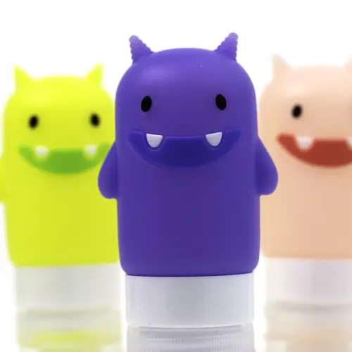 Yumbox Silicone Squeeze Bottles - Funny Monsters