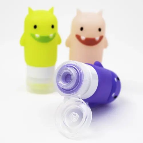 Yumbox Silicone Squeeze Bottles - Funny Monsters