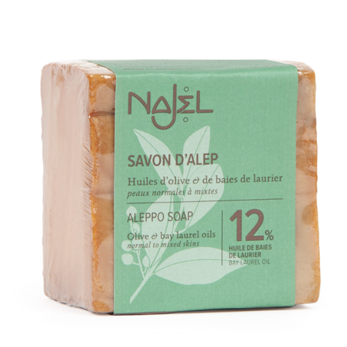 Najel Aleppo Olive Soap 12% - Laurel Oil (100g) Najel Aleppo Olive Soap 12% - Laurel Oil (100g)