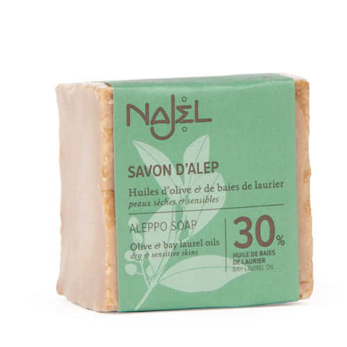 Najel Aleppo Olive Soap 30% Laurel Oil (100g) Najel Aleppo Olive Soap 30% Laurel Oil (100g)