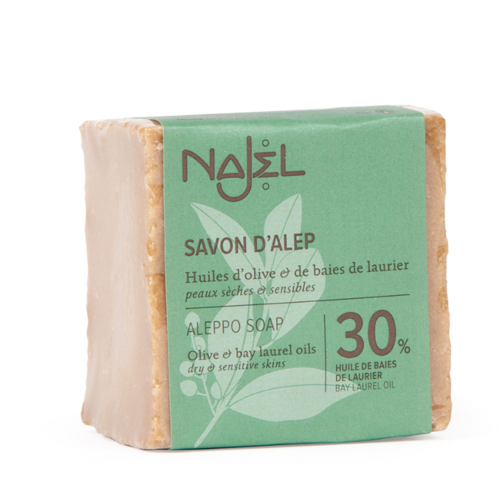 Najel Aleppo Olijfzeep 30% Laurierolie (100g)