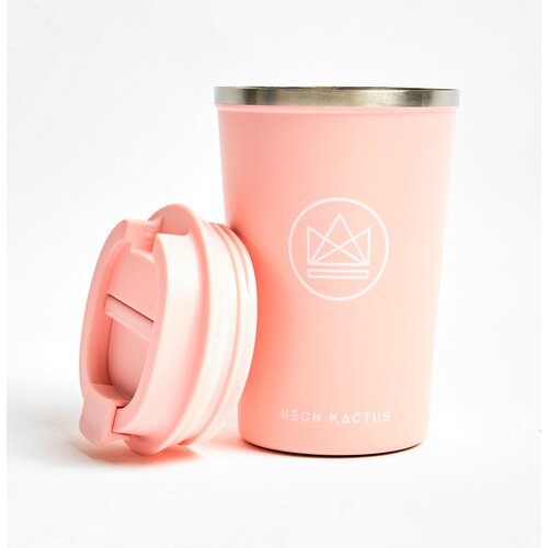 Neon Kactus Insulated Coffee Cups 355ml - Pink