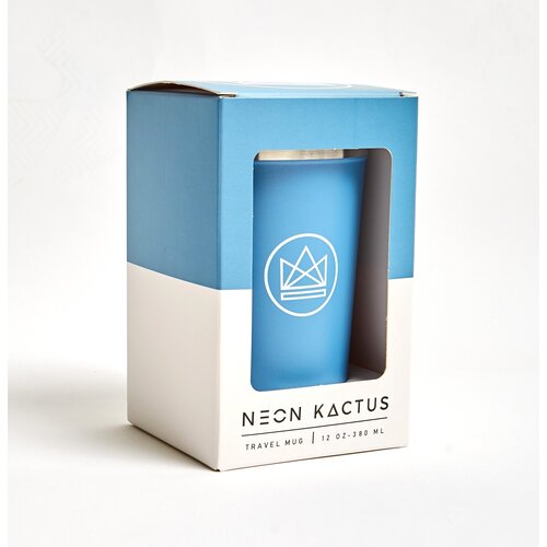 Neon Kactus Insulated Coffee Cups 355ml - Blue