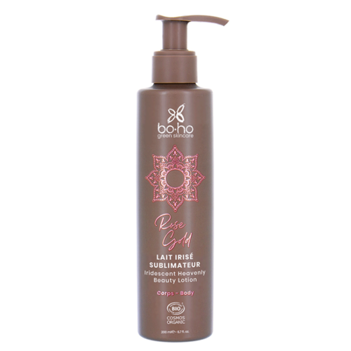Boho Organic Shimmer Body Milk - Rose Gold (200ml) Boho Organic Shimmer Body Milk - Rose Gold (200ml)