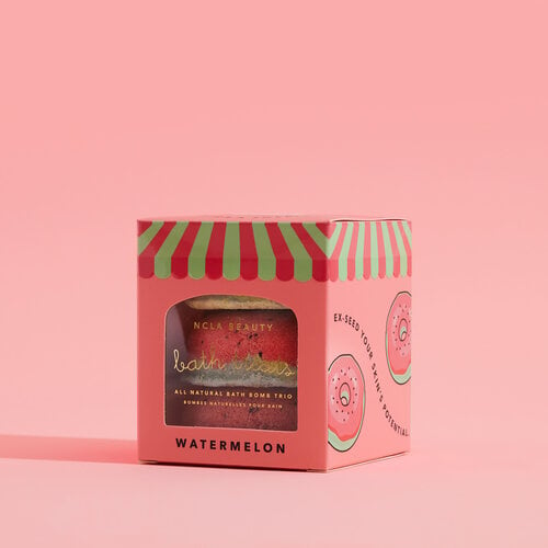 NCLA Beauty Bath Treats Bath Bombs - Watermelon