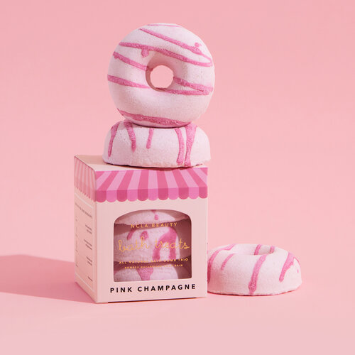 NCLA Beauty Bath Treats Bath Bombs - Pink Champagne NCLA Beauty Bath Treats Bath Bombs - Pink Champagne