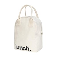 Eco Zipper Lunch Bag - Au Naturel