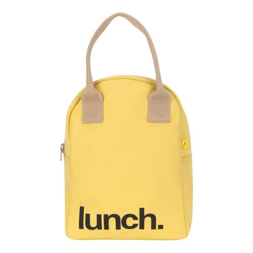 Fluf Eco Zipper Lunch Bag - Yellow