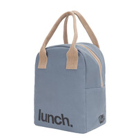 Eco Zipper Lunch Bag - Blau