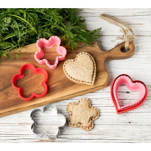 Lekkabox Cookie Cutter - Heart & Flower