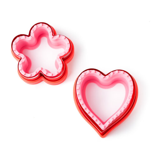 Lekkabox Cookie Cutter - Heart & Flower