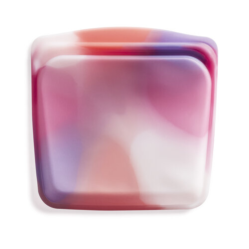 Stasher Herbruikbare Siliconen Zak Medium - Rainbow Pink