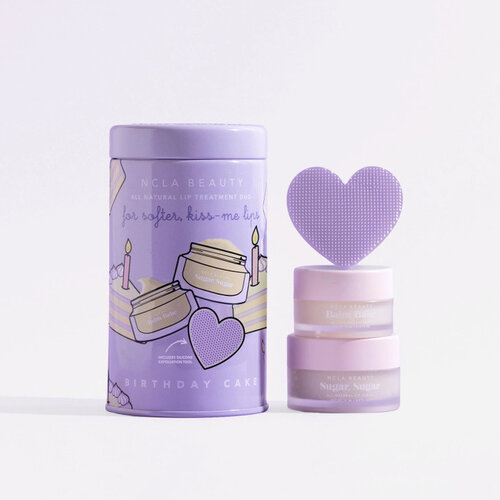 NCLA Beauty Lip Scrub & Lipbalm Gift Set - Birthday Cake NCLA Beauty Lip Scrub & Lipbalm Gift Set - Birthday Cake