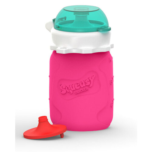 Squeasy Gear Silicone Squeeze Bottle 100ml - Pink