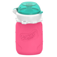 Silicone Squeeze Bottle 100ml - Pink
