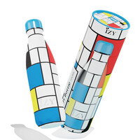 RVS Drinkfles/Thermosfles (500ml) - Piet Mondriaan
