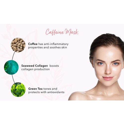 100% Pure Sheet Mask -  Caffeine Mask