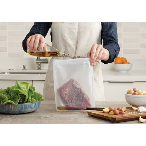 Stasher Reusable Silicone Bag Half Gallon 1.92L - Pink