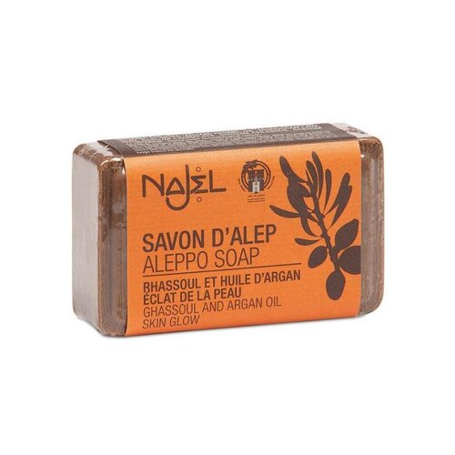 Najel Aleppo Soap with Rhassoul and Argan Oil