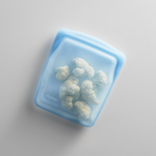 Stasher Reusable Silicone Bag Quart 1.18L - Blue