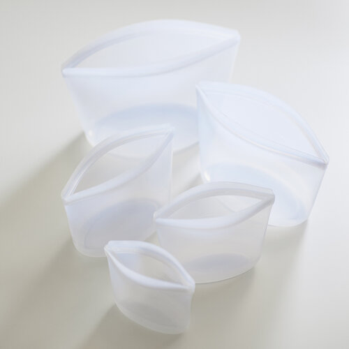 Stasher Silicone 6 Cup Bowl 1.42L - Clear
